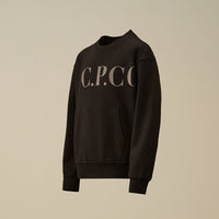 Sweat à col rond noir Garcon CP Company H25