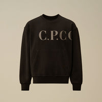 Sweat à col rond noir Garcon CP Company H25