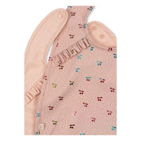 Lot de 2 bavoirs repas cerises - Konges Slojd