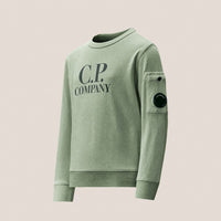 Sweat-shirt vert agave garçon CP Company H26