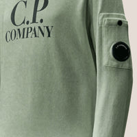 Sweat-shirt vert agave garçon CP Company H26