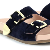 Sandales Bleu Marine Fille Chloé