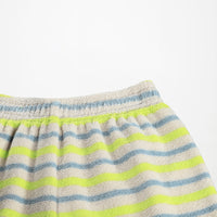 Short en éponge à rayures vert et bleu babyboy Molo E26