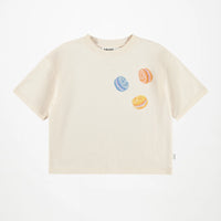 Tee-shirt écru fille Molo E26