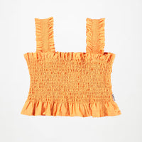 Ensemble débardeur et jupe plissé orange fille Molo E26