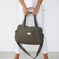 Sac à langer Middle - "Effet lin" - Bebel
