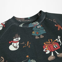 Ensemble sweat-shirt et pantalon cartoony xmas babyboy Molo H26