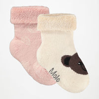 Lot de deux paires de chaussettes Mellow Rose babygirl Molo H26