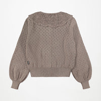 Cardigan marron clair fille Molo H26
