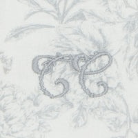 Housse de carnet de santé Toile de Jouy gris unisexe Tartine et Chocolat
