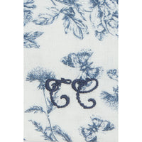 Housse de carnet de santé Toile de Jouy bleu unisexe Tartine et Chocolat