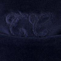 Bonnet velours bleu toile de jouy Tartine et Chocolat