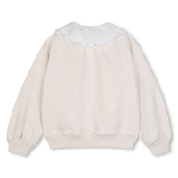 Sweat-shirt ECRU CHINE fille Cholé H26