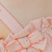 Ensemble court Coquelicot rayures babygirl Tartine et chocolat E25