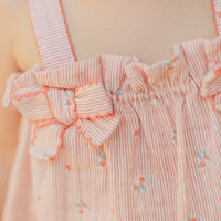 Ensemble court Coquelicot rayures babygirl Tartine et chocolat E25