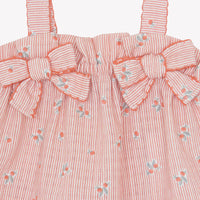 Ensemble court Coquelicot rayures babygirl Tartine et chocolat E25