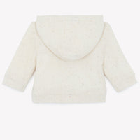 Manteau écru maille torsadée unisexe Tartine et Chocolat E25