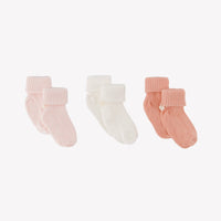 Coffret Chaussettes babygirl rose pâle Tartine et Chocolat E25