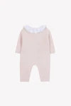 Combinaison longue rose pale col broderie babygirl Tartine et chocolat H25