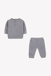 Ensemble jogging gris chiné Pixel babyboy Tartine et Chocolat H25