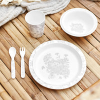 Coffret repas Toile de Jouy 5 pièces Tartine et Chocolat