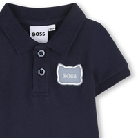Combishort à boutons babyboy Boss E26