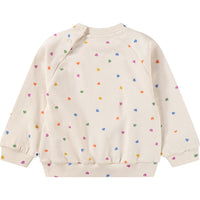 Ensemble de jogging blanc imprimé coeur babygirl E26