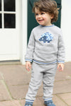Ensemble jogging gris chiné Pixel babyboy Tartine et Chocolat H25