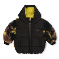 Doudoune bi-matière camou babyboy Hugo Boss H23