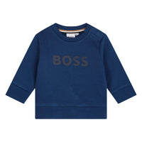 Sweat bleu nocturne babyboy Boss