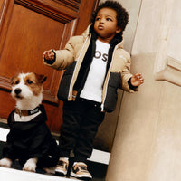 Tee-shirt blanc Logo babyboy Boss