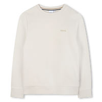 Sweat Beige garçon Boss H25