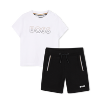 Ensemble tee-shirt et bermuda babyboy Boss E26
