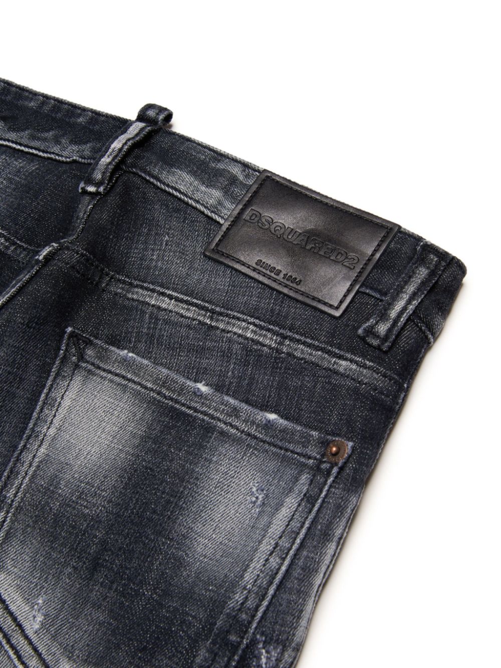 Jean Dsquared2 Unisexe Détresse - Taille 44/30 - Noir - Neuf Avec étiquettes