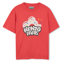 Tee-shirt manches courte rouge garçon Kenzo E26