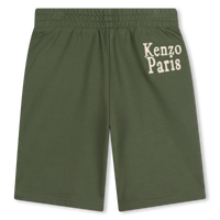 Bermuda en molleton kaki garçon Kenzo E26