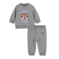 Ensemble sweat et jogging gris chiné unisexe Kenzo H26