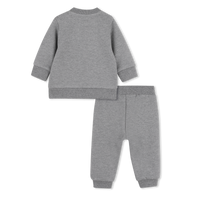 Ensemble sweat et jogging gris chiné unisexe Kenzo H26