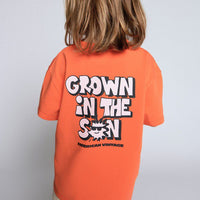 Tee-Shirt Fizvalle mandarine mixte American Vintage E26