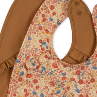 Lot de 2 bavoirs repas almond fleurs - Konges Slojd
