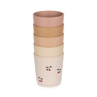 Coffret 5 verres cerise mix - Konges Slojd