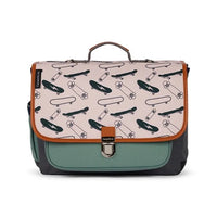 Cartable Moyen gray skates Caramel & Cie