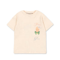 Tee-shir écru imprimé glaces fille Konges Slojd E26