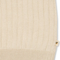 Polo manches courtes mio knit écru babyboy Konges Slojd E26