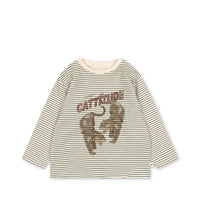 Tee-shirt à manches longues à rayures babygirl Konges Slojd H26