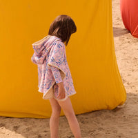 Poncho de bain pink lush paradise fille Louise Misha E26