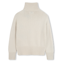 Pull écru en laine col montant fille Zadig & Voltaire H25