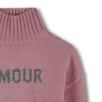 Pull en laine wild rose col montant fille Zadig & Voltaire H25