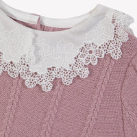 Pull églantine col broderie babygirl Tartine et Chocolat H25