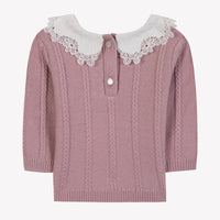Pull églantine col broderie babygirl Tartine et Chocolat H25
